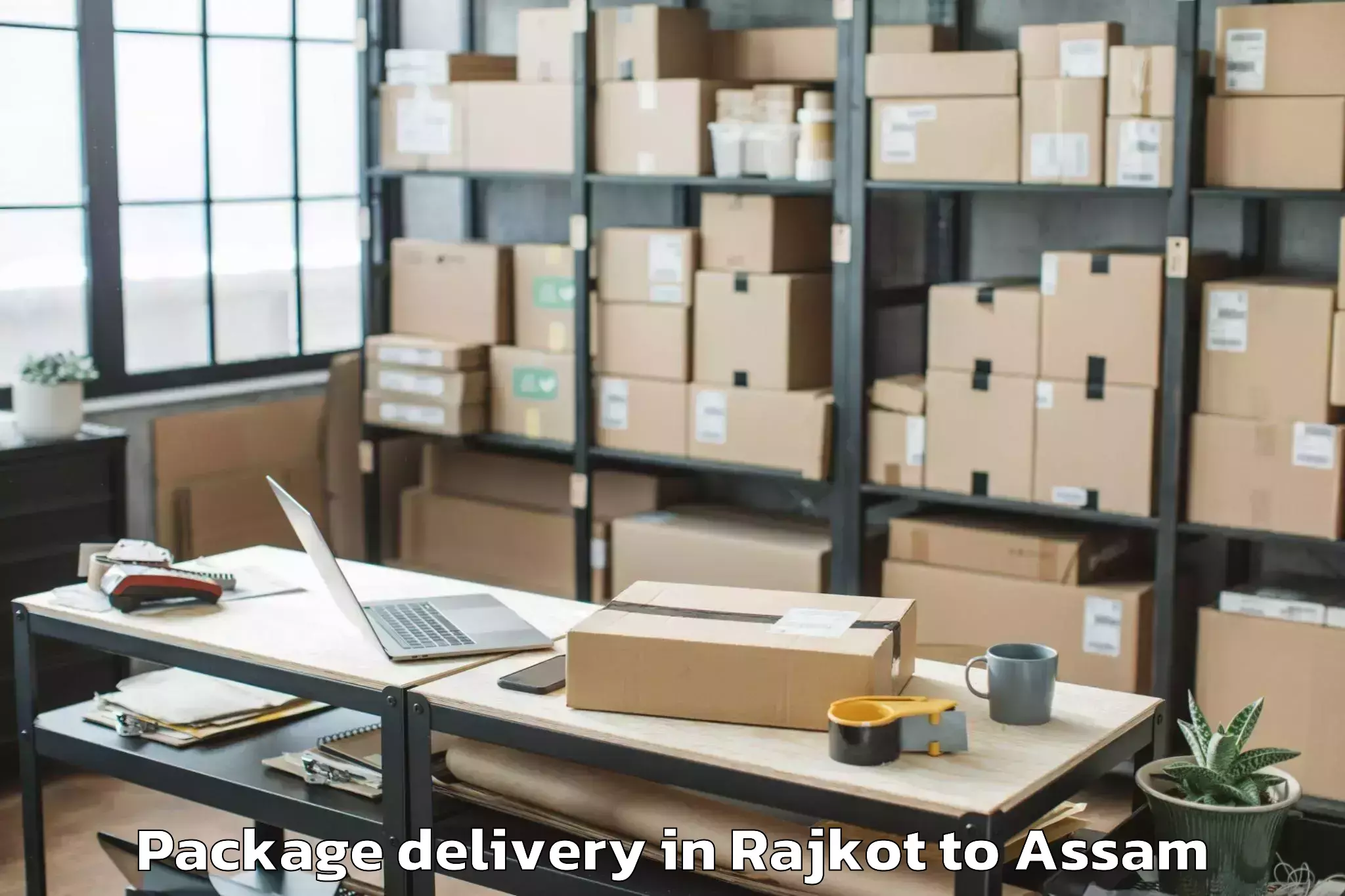 Quality Rajkot to Pathsala Package Delivery